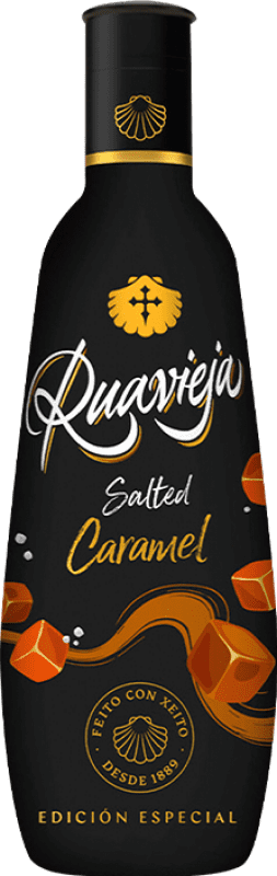 18,95 € Kostenloser Versand | Liköre Ruavieja Salted Caramel Edición Especial Galizien Spanien Flasche 70 cl