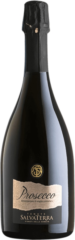 10,95 € Бесплатная доставка | Белое игристое вино Salvaterra Extra Seco — Экстра сухое D.O.C. Prosecco Италия Pinot Gris — Пино Гри, Glera — Глера Бутылка 75 cl
