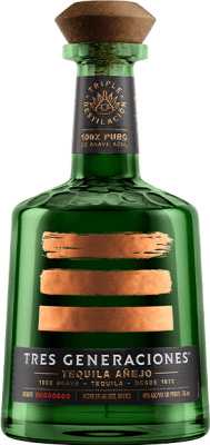 78,95 € Envío gratis | Tequila Tres Generaciones Añejo México 70 cl