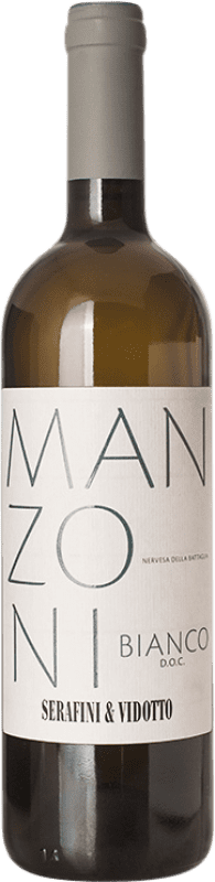 10,95 € Envio grátis | Vinho Branco Serafini e Vidotto D.O.C. Montello e Colli Asolani Itália Manzoni 75 cl