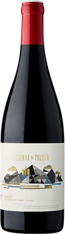 14,95 € 免费送货 | 红酒 Sierra de Toloño D.O.Ca. Rioja 西班牙 Tempranillo 瓶子 75 cl