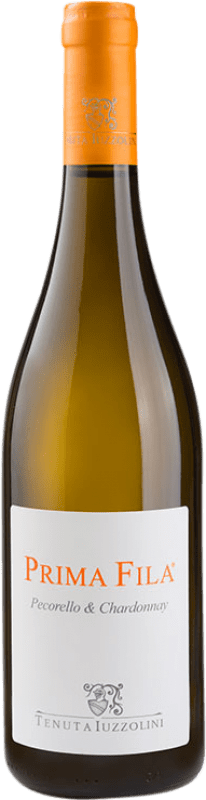 13,95 € 送料無料 | 白ワイン Tenuta Luzzolini Prima Fila Chardonnay Bianco Pecorello I.G.T. Calabria イタリア Chardonnay, Pecorino ボトル 75 cl