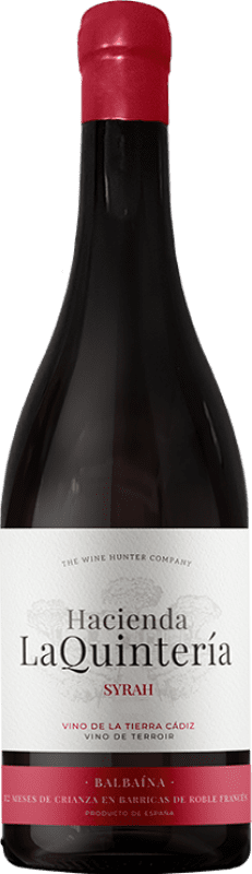 19,95 € 免费送货 | 红酒 The Wine Hunter Hacienda La Quintería I.G.P. Vino de la Tierra de Cádiz 西班牙 Syrah 瓶子 75 cl