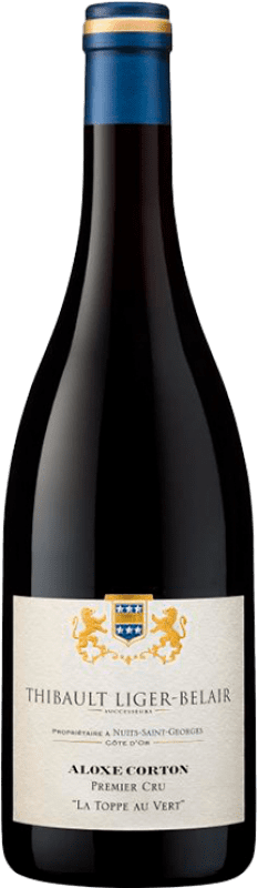 162,95 € Envío gratis | Vino tinto Thibault Liger-Belair Aloxe Premier Cru La Toppe au Vert A.O.C. Corton Francia Pinot Negro Botella 75 cl