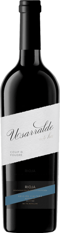 369,95 € Envío gratis | Vino tinto Usarralde Coup de Foudre Reserva D.O.Ca. Rioja España Garnacha Botella 75 cl