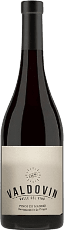 16,95 € Free Shipping | Red wine Valdovín D.O. Vinos de Madrid Spain Merlot, Syrah, Grenache, Cabernet Sauvignon, Petit Verdot Bottle 75 cl