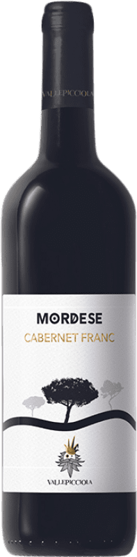 26,95 € Envío gratis | Vino tinto Vallepicciola Mordese I.G.T. Toscana Italia Cabernet Franc Botella 75 cl