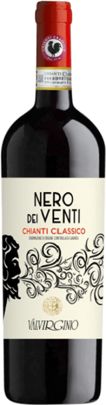 11,95 € 免费送货 | 红酒 Valvirginio Nero dei Venti D.O.C.G. Chianti Classico 意大利 Merlot, Cabernet Sauvignon, Sangiovese, Malvasia Black, Colorino, Canaiolo 瓶子 75 cl