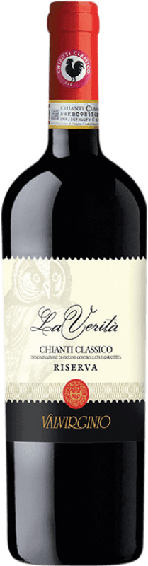 15,95 € 送料無料 | 赤ワイン Valvirginio La Verità 予約 D.O.C.G. Chianti Classico イタリア Sangiovese ボトル 75 cl