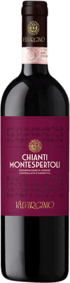 12,95 € 免费送货 | 红酒 Valvirginio Montespertoli D.O.C.G. Chianti 意大利 Merlot, Sangiovese, Malvasia Black, Colorino, Canaiolo, Cabernet 瓶子 75 cl