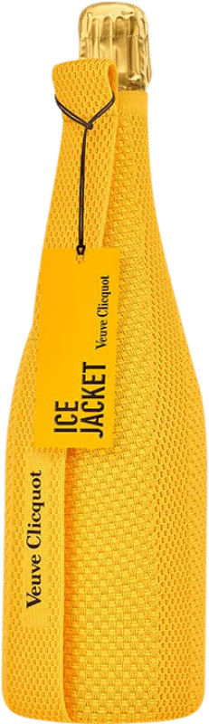 77,95 € Spedizione Gratuita | Spumante bianco Veuve Clicquot Yellow Label Ice Jacket A.O.C. Champagne Francia Bottiglia 75 cl