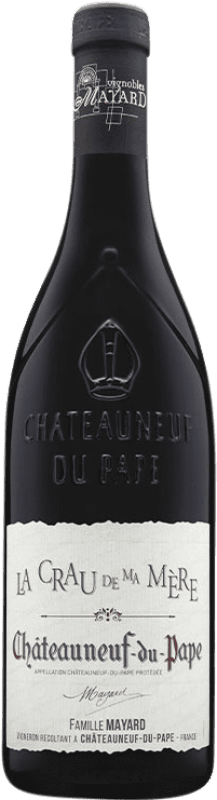53,95 € Kostenloser Versand | Rotwein Domaine Mayard Vignobles Mayard la Crau de Ma Mère Rouge A.O.C. Châteauneuf-du-Pape Frankreich Syrah, Grenache, Mourvèdre Flasche 75 cl