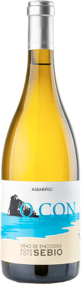 35,95 € Envoi gratuit | Vin blanc Viños de Encostas O Con Galice Espagne Albariño Bouteille 75 cl