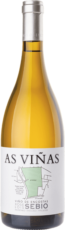 61,95 € Envio grátis | Vinho branco Viños de Encostas As Viñas Galiza Espanha Treixadura, Albariño Garrafa 75 cl