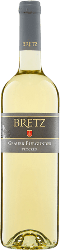 7,95 € Envio grátis | Vinho branco Bretz Q.b.A. Rheinhessen Alemanha Pinot Cinza Garrafa 75 cl