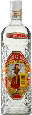 10,95 € Spedizione Gratuita | Anice Anís de la Asturiana Dolce Spagna Bottiglia Medium 50 cl