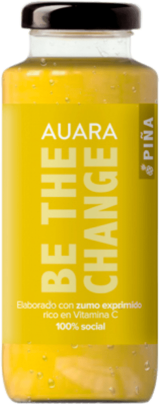 1,95 € Free Shipping | Juice Auara Spain Small Bottle 20 cl Piña — Pineapple
