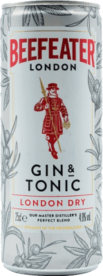 4,95 € Spedizione Gratuita | Bibite e Mixer Beefeater Tónica Regno Unito Lattina 25 cl