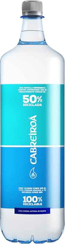 18,95 € Spedizione Gratuita | Scatola da 15 unità Acqua Cabreiroá Galizia Spagna Bottiglia 1 L