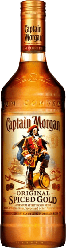 13,95 € Kostenloser Versand | Rum Captain Morgan Dorado — Goldfarben Jamaika 70 cl