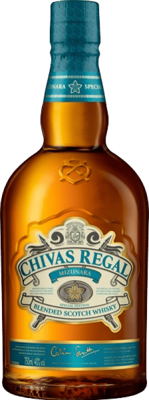 48,95 € Kostenloser Versand | Blended Whisky Chivas Regal Mizumara Großbritannien Flasche 70 cl