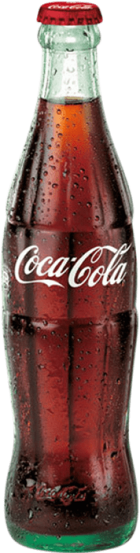 11,95 € Kostenloser Versand | 24 Einheiten Box Softdrinks Coca-Cola Spanien Kleine Flasche 25 cl Glas RET