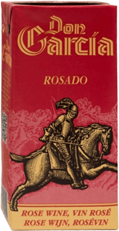 4,95 € Envío gratis | Vino rosado Don García Rosado Tetrabrick España Botella 1 L