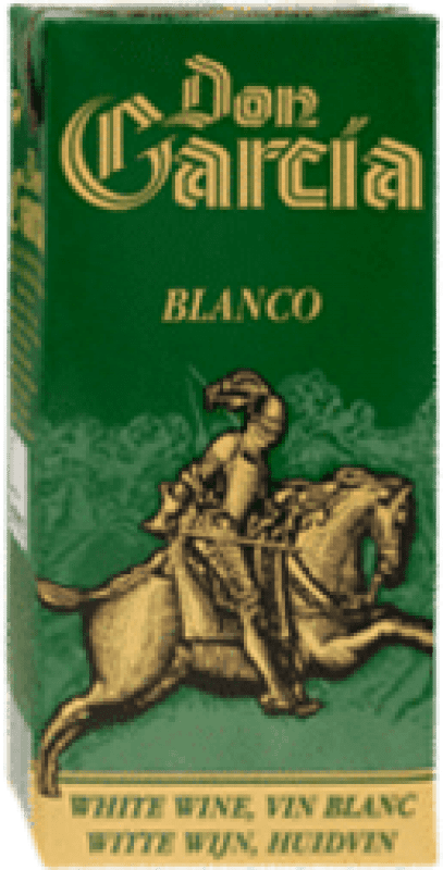 4,95 € Envío gratis | Vino blanco Don García Blanco Tetrabrick España Botella 1 L