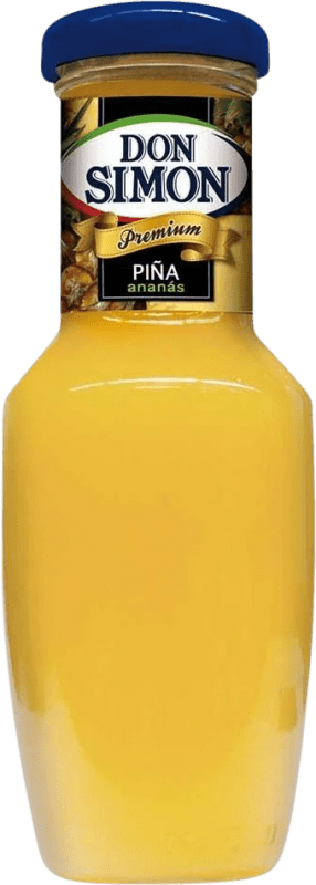 1,95 € Envio grátis | Refrescos e Mixers Don Simón Zumo Piña Vidrio Espanha Garrafa Pequena 20 cl