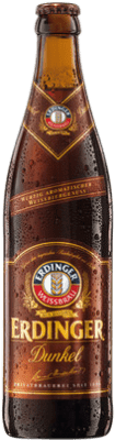 4,95 € Free Shipping | Beer Erdinger Dunkel Germany Medium Bottle 50 cl