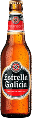 13,95 € 送料無料 | 6個入りボックス ビール Estrella Galicia ガリシア スペイン 小型ボトル 25 cl