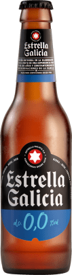 Bier 6 Einheiten Box Estrella Galicia 0,0 25 cl Alkoholfrei