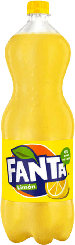 5,95 € 免费送货 | 饮料和搅拌机 Fanta Limón 西班牙 特别的瓶子 2 L