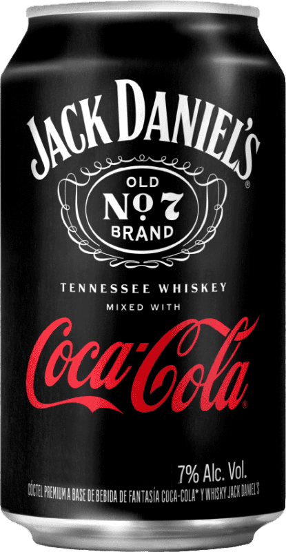 3,95 € Envio grátis | Mixer Jack Daniel's Estados Unidos Lata 25 cl Cola