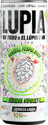 58,95 € Spedizione Gratuita | Birra Lupia. Herbal Nugget Spagna Bottiglia Terzo 33 cl