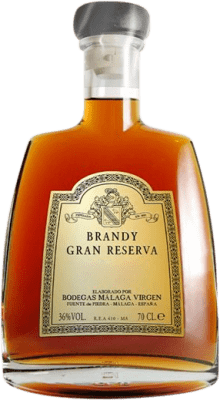 64,95 € Envio grátis | Brandy Conhaque Málaga Virgen 1885 Espanha 34 Anos Garrafa 70 cl