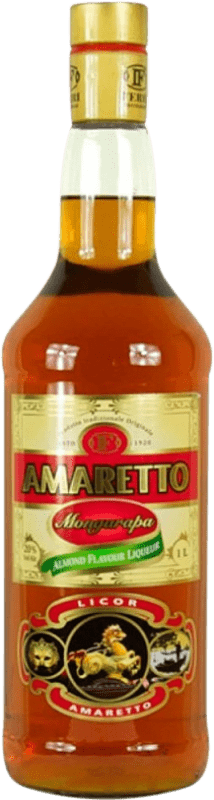 10,95 € Envío gratis | Amaretto Mongarapa España Botella 1 L