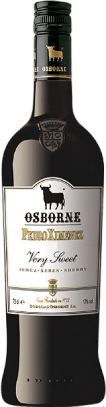 16,95 € Kostenloser Versand | Verstärkter Wein Osborne Spanien Pedro Ximénez Flasche 75 cl