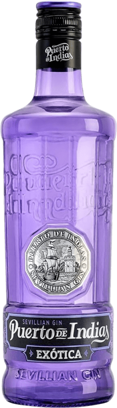 22,95 € Spedizione Gratuita | Genever Gin Puerto de Indias Exótica Spagna 70 cl
