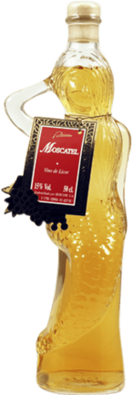 4,95 € 送料無料 | 甘口ワイン Sirena スペイン Moscatel — マスカット ミディアムボトル 50 cl