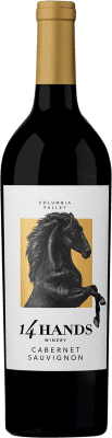 14,95 € 免费送货 | 红酒 14 Hands I.G. Columbia Valley Washington 美国 Merlot, Cabernet Sauvignon, Malbec 瓶子 75 cl