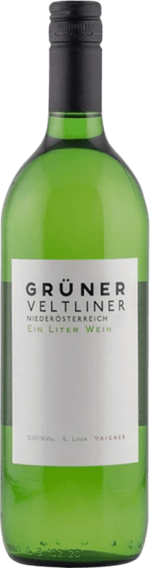 7,95 € 送料無料 | 白ワイン Aigner I.G. Niederösterreich Niederösterreich オーストリア Grüner Veltliner ボトル 1 L