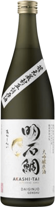 53,95 € Free Shipping | Sake Akashi-Tai Daiginjo Genshu Japan Bottle 72 cl