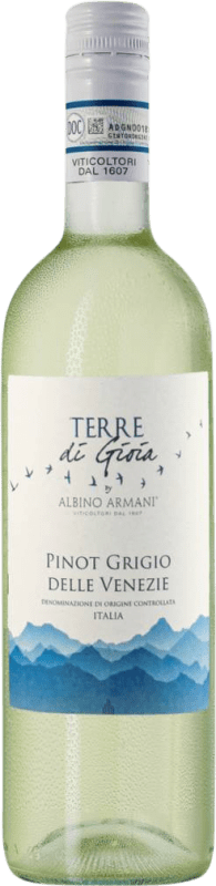 10,95 € 免费送货 | 白酒 Albino Armani I.G.T. Delle Venezie Venecia 意大利 Nebbiolo, Pinot Grey 瓶子 75 cl