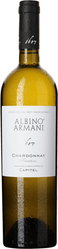 14,95 € Free Shipping | White Wine Albino Armani Vigneto Capitel Cru D.O.C. Trentino Venecia Italy Chardonnay Bottle 75 cl