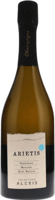 96,95 € Kostenloser Versand | Weißer Sekt Alexis Arietis Vandières Brut Natur A.O.C. Champagne Champagner Frankreich Pinot Meunier Flasche 75 cl