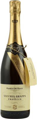 41,95 € Envío gratis | Grappa Andrea da Ponte Vecchia D.O.C.G. Prosecco di Conegliano-Valdobbiadene Treviso Italia Glera Botella 70 cl