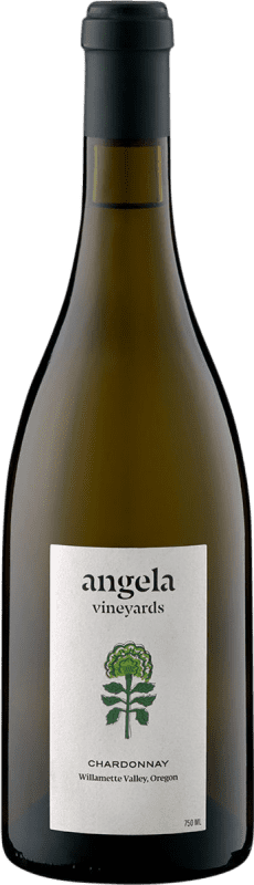 42,95 € Envio grátis | Vinho branco Angela Estate Oregon Estados Unidos Chardonnay Garrafa 75 cl