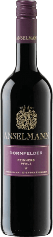 11,95 € Free Shipping | Red wine Anselmann Semi-Dry Semi-Sweet Q.b.A. Pfälz Pfälz Germany Dornfelder Bottle 75 cl