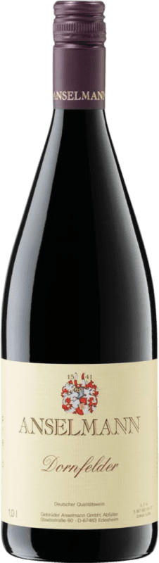 7,95 € Free Shipping | Red wine Anselmann Q.b.A. Pfälz Pfälz Germany Dornfelder Bottle 1 L